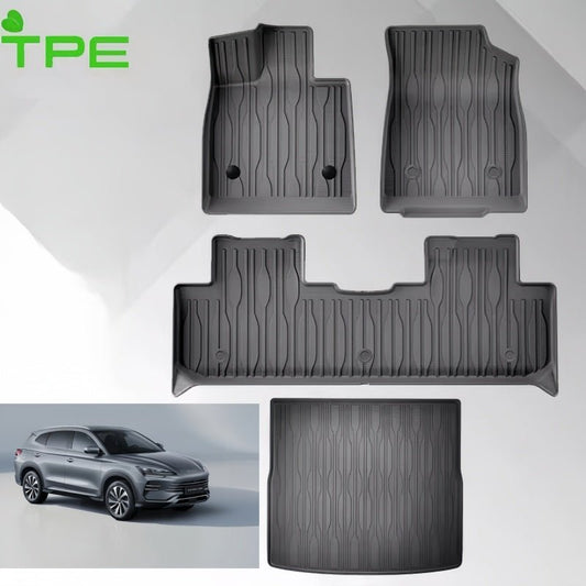 TPE Floor Mats & Trunk Mat for BYD Sealion 6/Seal U - Nice BYD
