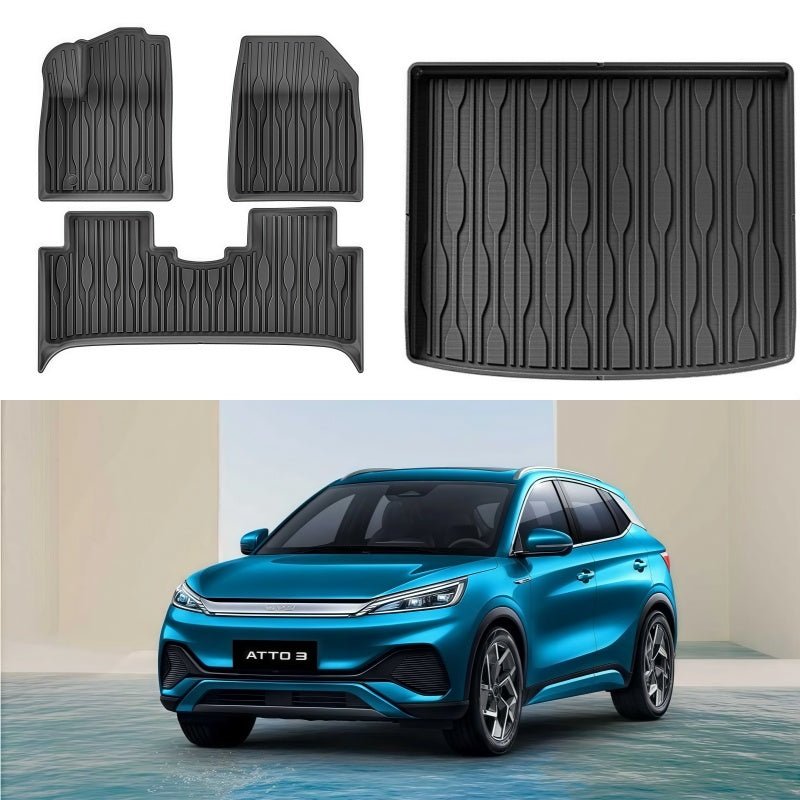 TPE Floor MATS & Trunk MATS for BYD ATTO 3 - Nice BYD