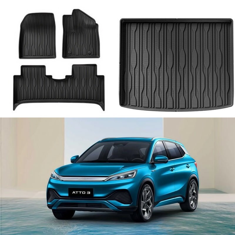 TPE Floor MATS & Trunk MATS for BYD ATTO 3 - Nice BYD