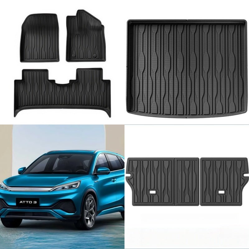TPE Floor MATS & Trunk MATS for BYD ATTO 3 - Nice BYD