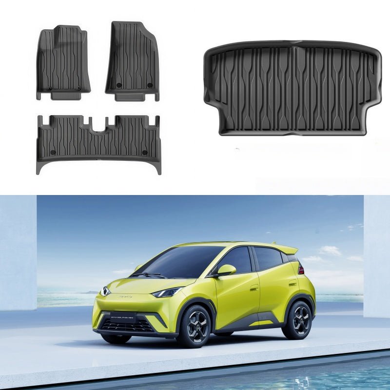 TPE Floor MATS & Trunk MATS for BYD Dolphin Mini/Seagull - Nice BYD