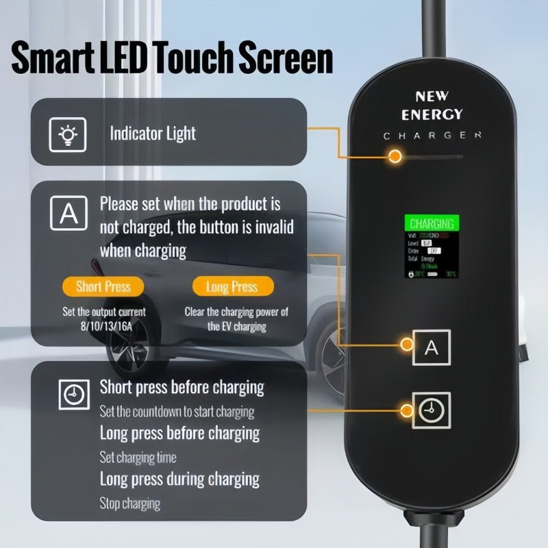 Type 2 Portable EV Charger for BYD - Nice BYD