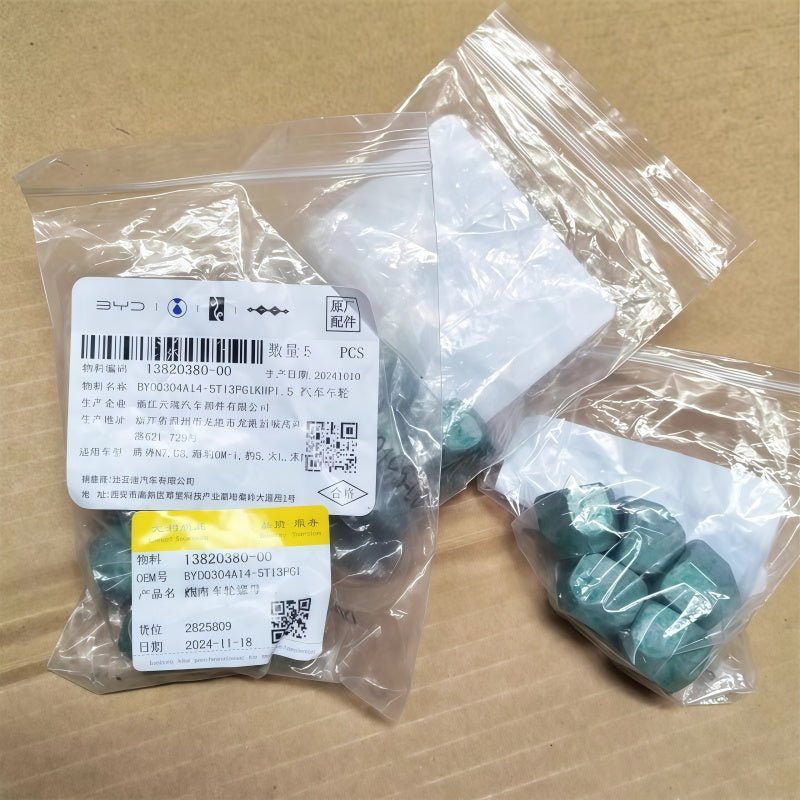 Wheel Bolt & Wheel Bolt Caps for BYD (5 pcs) - Nice BYD