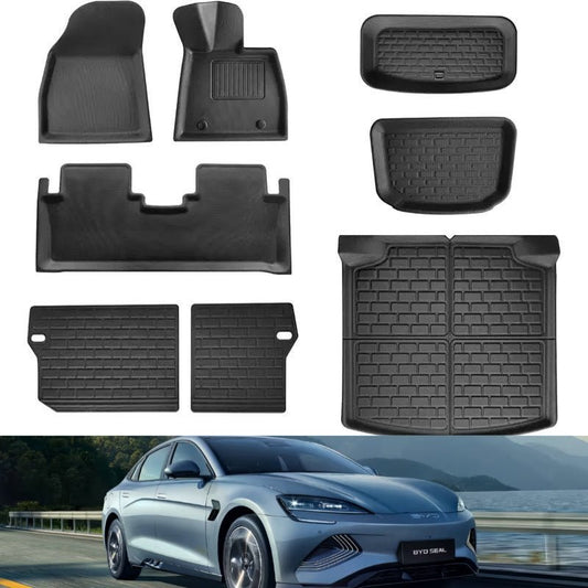 XPE Floor Mats & Trunk Mats for RHD BYD Seal - Nice BYD