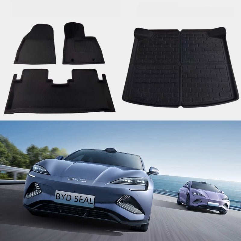 XPE Floor Mats & Trunk Mats for RHD BYD Seal - Nice BYD