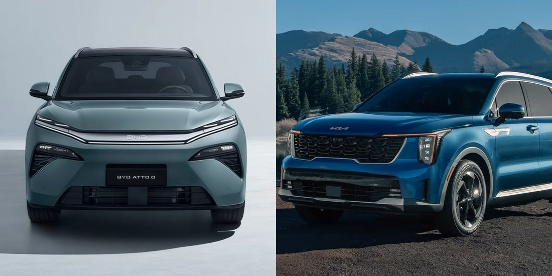 BYD Sealion 8 & Atto 8 vs Toyota Grand Highlander & Kia Sorento Hybrid - Nice BYD