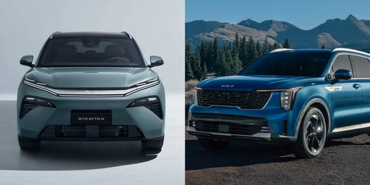 BYD Sealion 8 & Atto 8 vs Toyota Grand Highlander & Kia Sorento Hybrid - Nice BYD