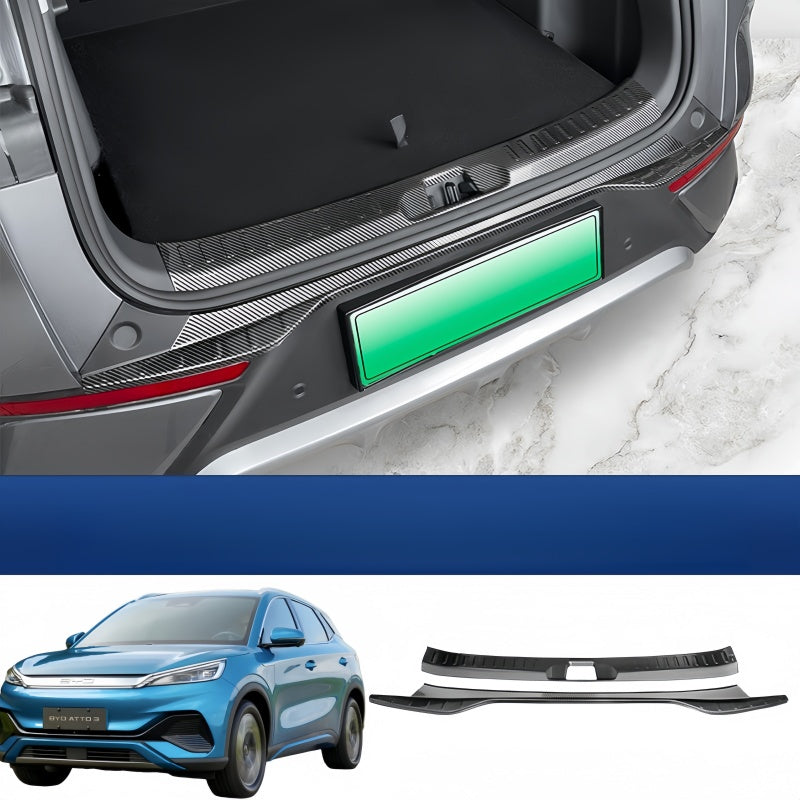Carbon Fiber Rear Trunk Sill Protector for BYD Atto 3 2023-2026