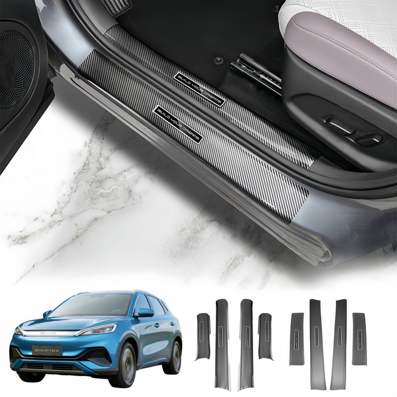 Carbon Fiber Door Sill Protection Bars for BYD ATTO 3 (2023-2026)