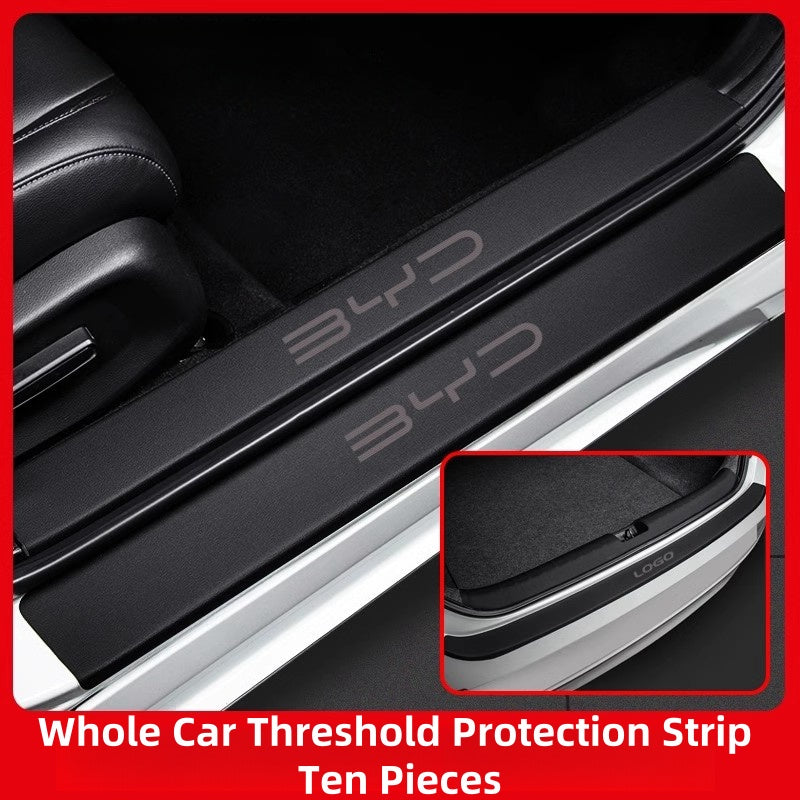 For BYD Car Threshold Leather Protection Strip