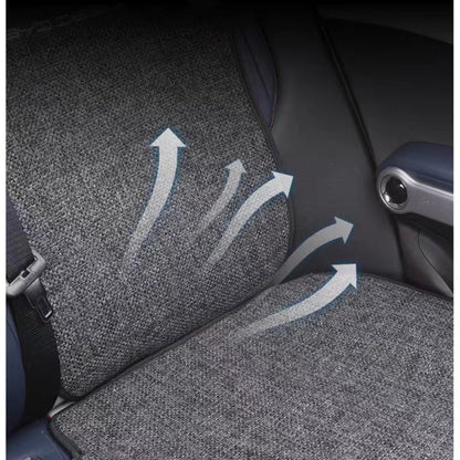 For BYD Atto 3  Dolphin SEAL U Breathable Linen Car Seat Cushion Protect Mat