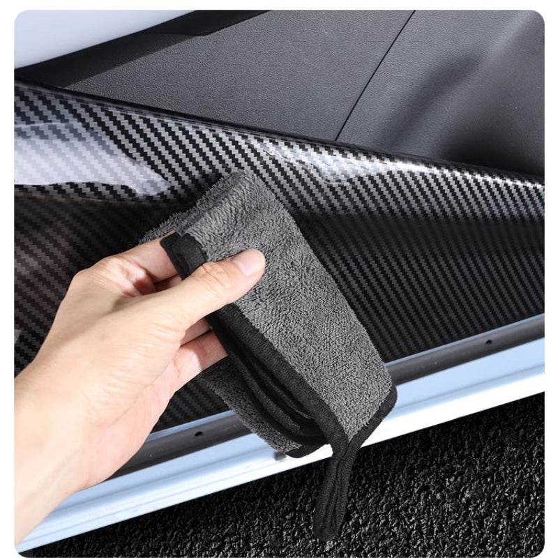 For BYD SEAL Gear Panel Door Handle Steering Wheel Carbon Fiber Protective Shell