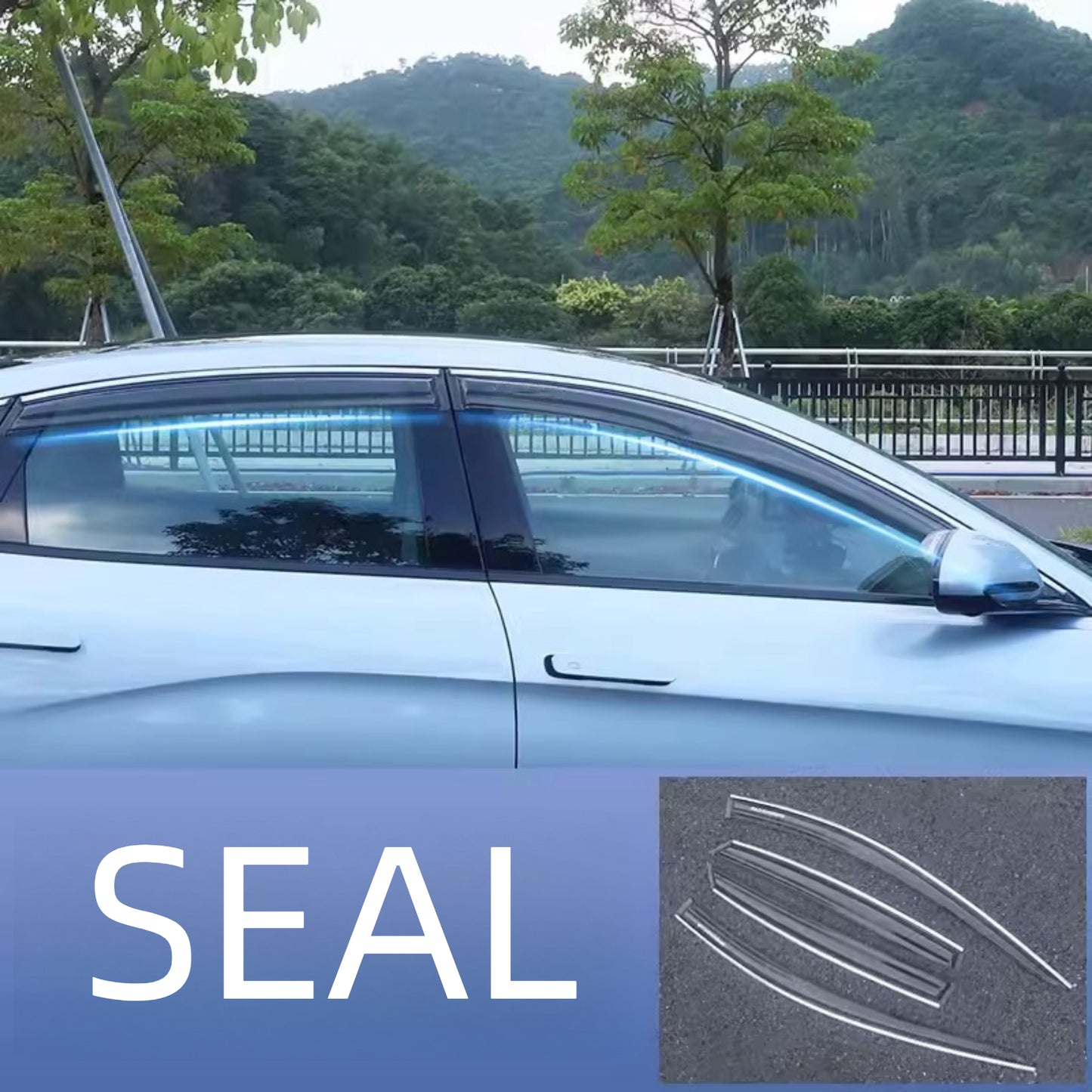 For BYD SEAL Window Visor Deflector (Four Pieces)