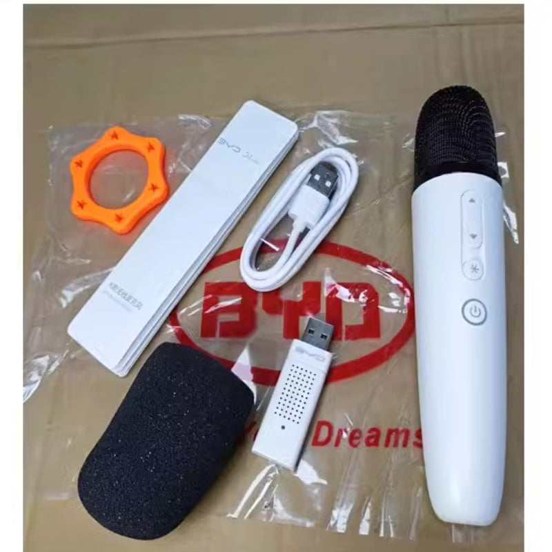For BYD Song/Seal/Seal U/ Dolphin/Han /ATTO 3 Car Microphone With Receiver Car Karaoke Microphone