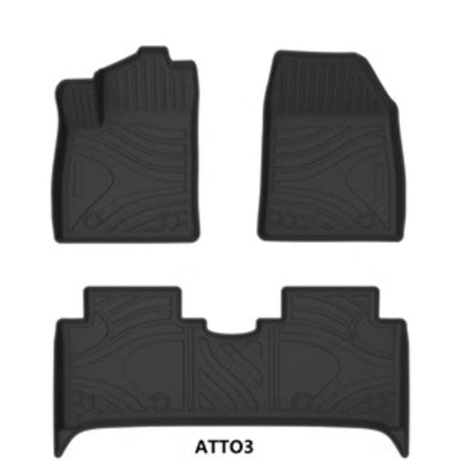 For BYD ATTTO 3 All-Weather TPE Rubber Floor Mat