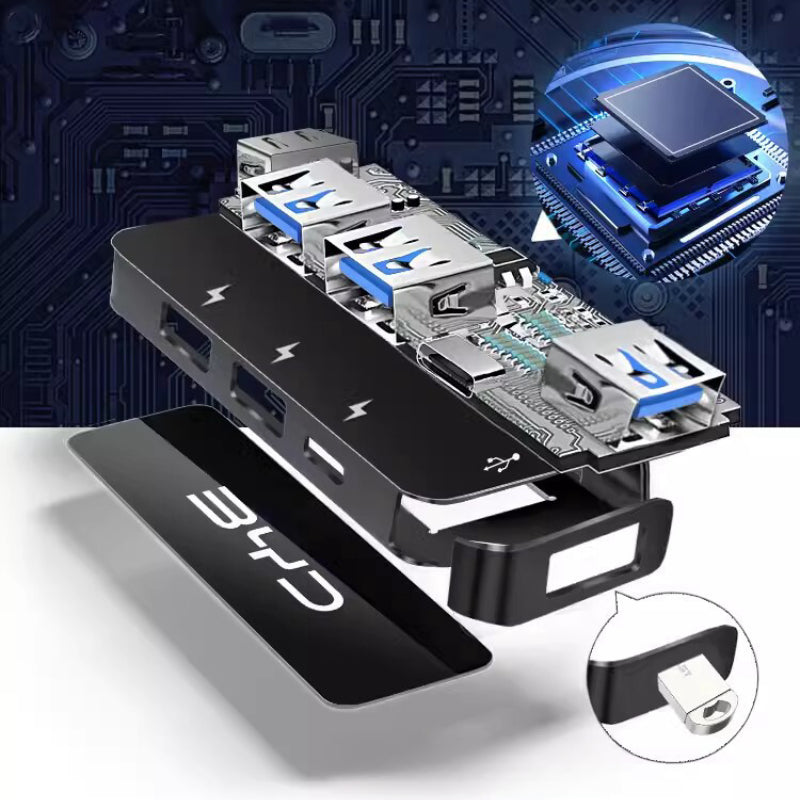 BYD Car USB Expander Type-c Converter Head Charging