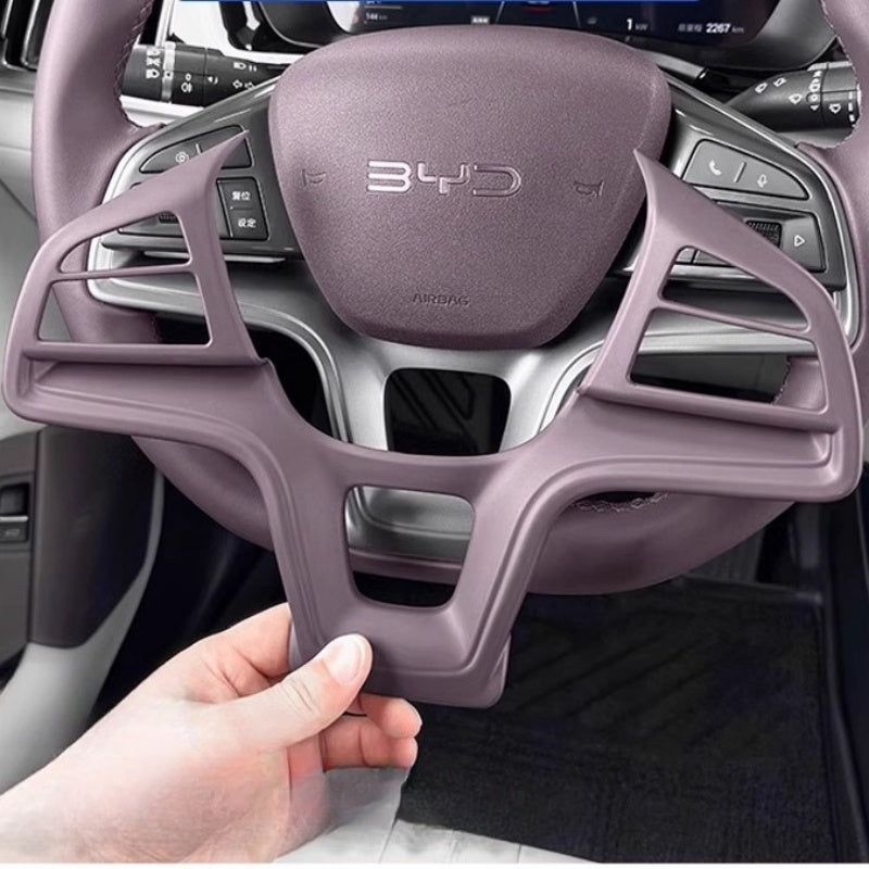 For BYD SEAL U/SEALION 6 Automotive Steering Wheel Decorative Protective Cover