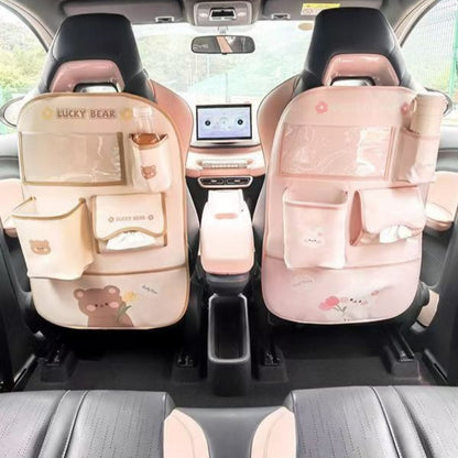 For BYD Car Seat Rear Storage Bag Mobile Phone Bag