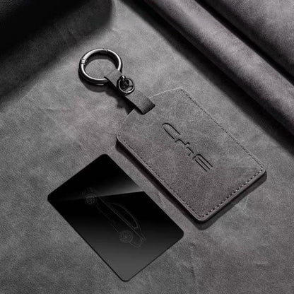 Suede NFC Card Key Cover Case for BYD EV Card Key