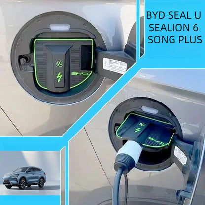 For BYD ATTO 3 / SEAL / SEAL U / SEALION 6 / Dolphin Charging Port Waterproof, Dust-Proof Cover