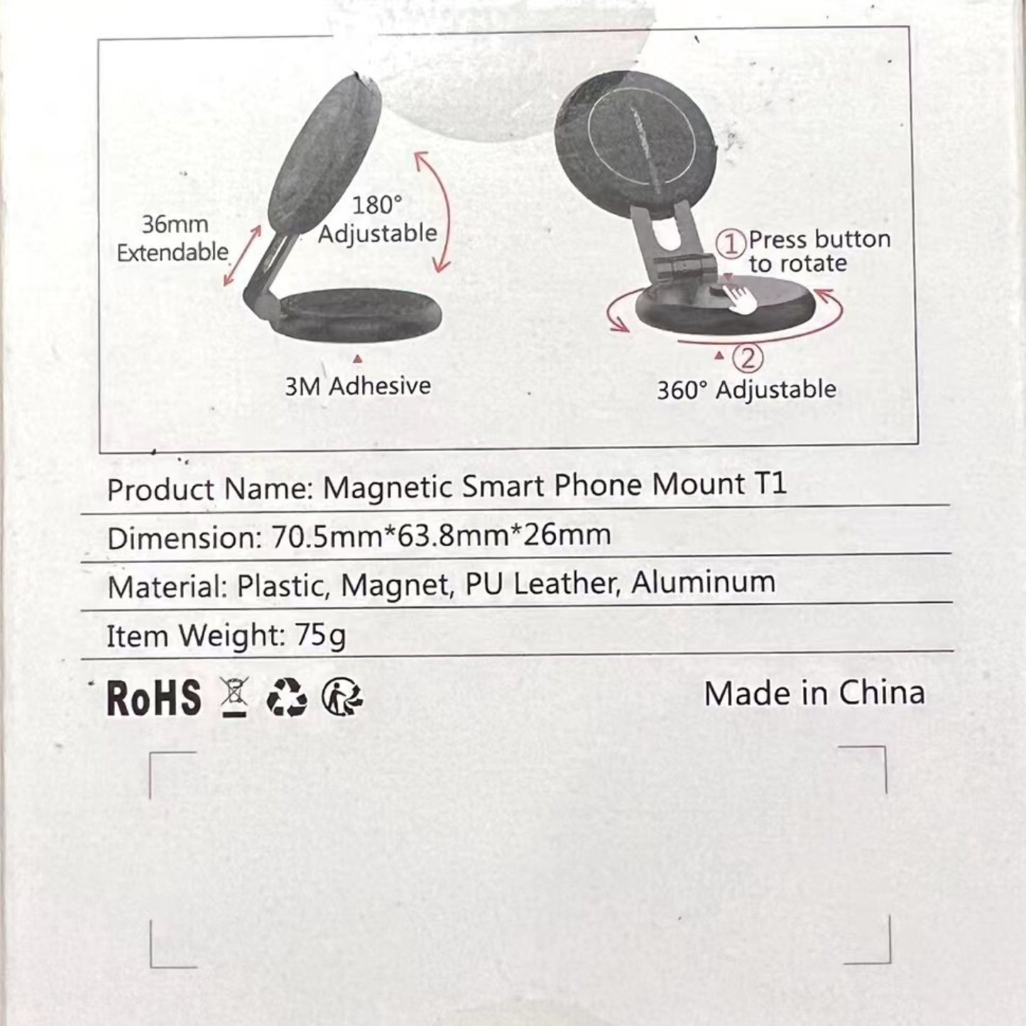 For BYD Car Magnetic Mobile Phone Holder