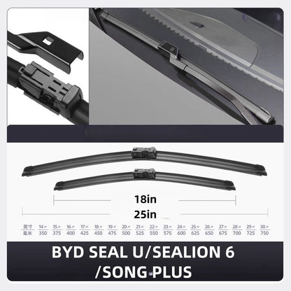 For BYD SEAL U/SEALION 6/SONG PLUS Front Windshield Wiper （Two Pieces）