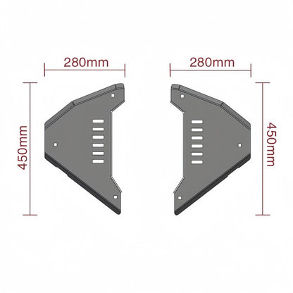 Lower Control Arm Skid Plate for BYD Leopard 5/8 & Denza B5/B8