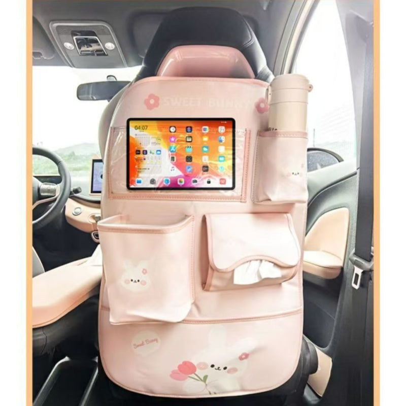 For BYD Car Seat Rear Storage Bag Mobile Phone Bag