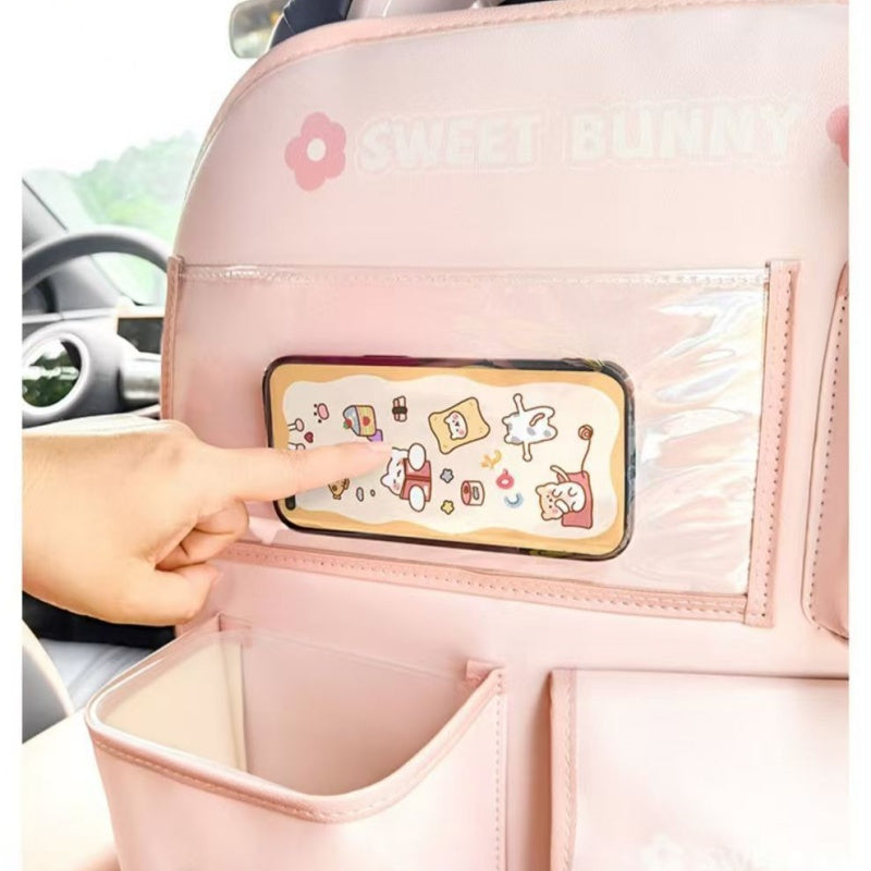 For BYD Car Seat Rear Storage Bag Mobile Phone Bag