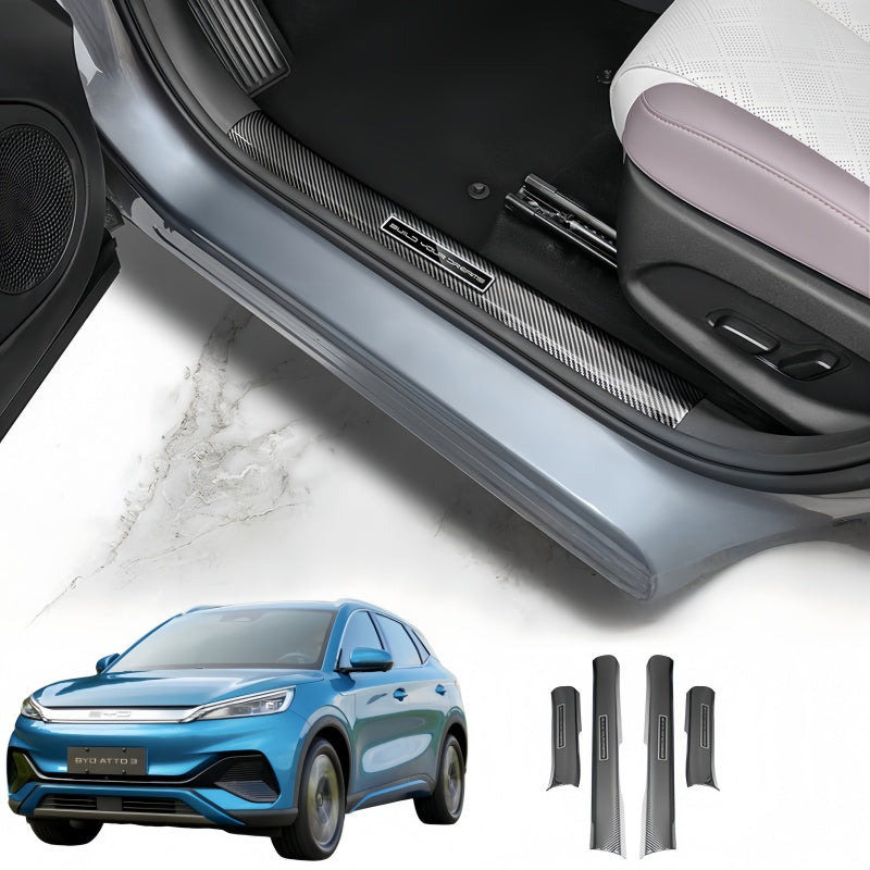 Carbon Fiber Door Sill Protection Bars for BYD ATTO 3 (2023-2026)