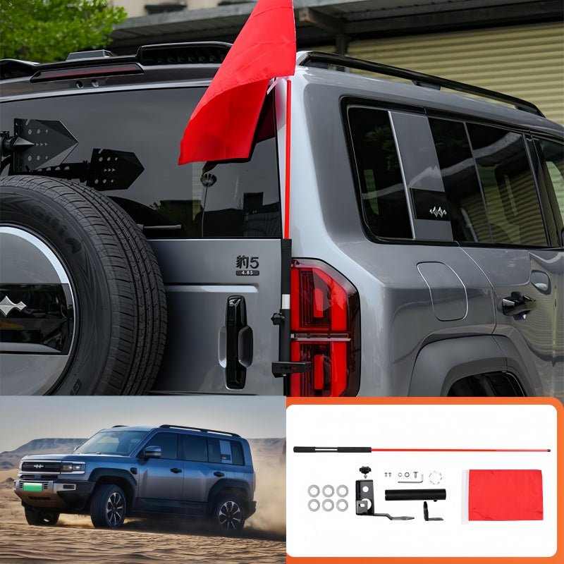 Antenna & Flag Pole Mount Bracket for BYD Leopard 5 & Denza B5 - Nice BYD