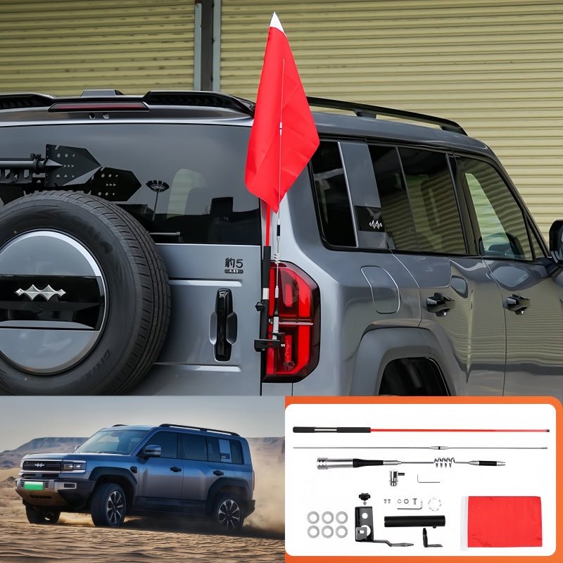 Antenna & Flag Pole Mount Bracket for BYD Leopard 5 & Denza B5 - Nice BYD