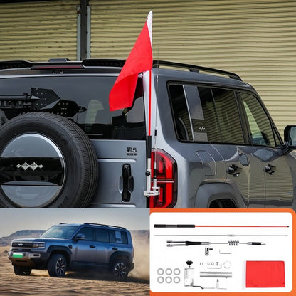 Antenna & Flag Pole Mount Bracket for BYD Leopard 5 & Denza B5 - Nice BYD