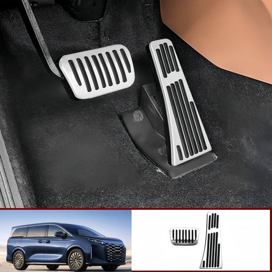 Brushed Aluminum Pedal for BYD M9 & Denza D9 - Nice BYD