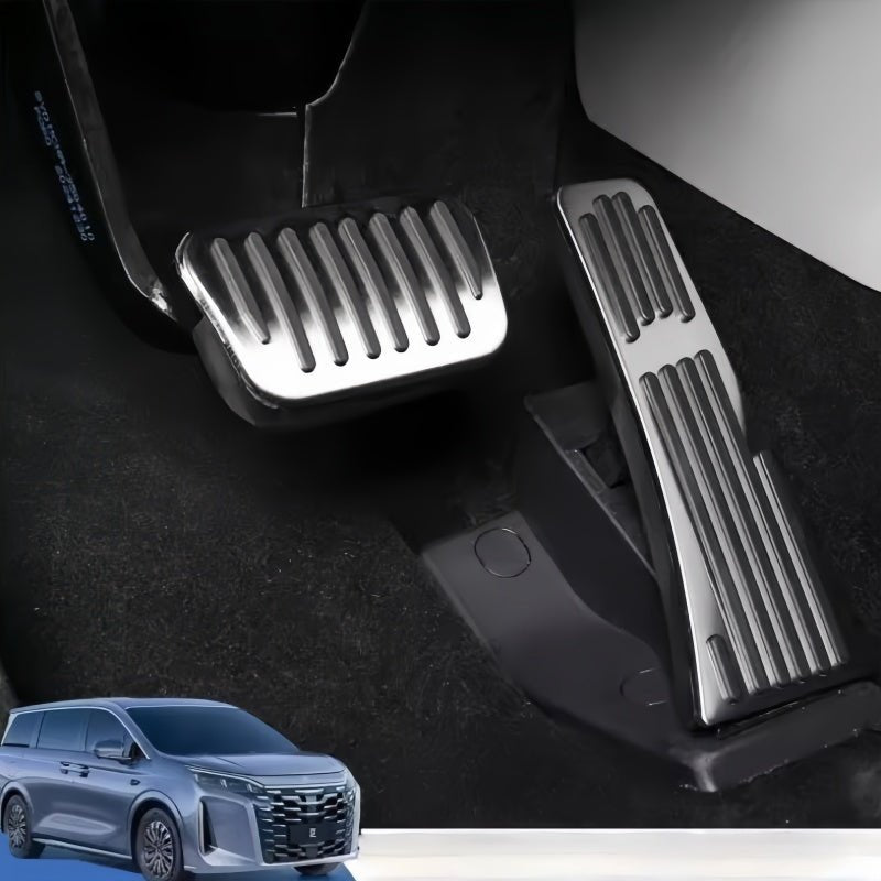 Brushed Aluminum Pedal for BYD M9 & Denza D9 - Nice BYD