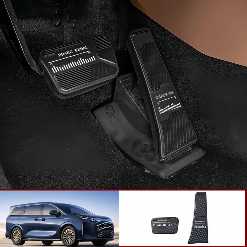 m9 pedal Brushed Aluminum Pedal for BYD M9 & Denza D9