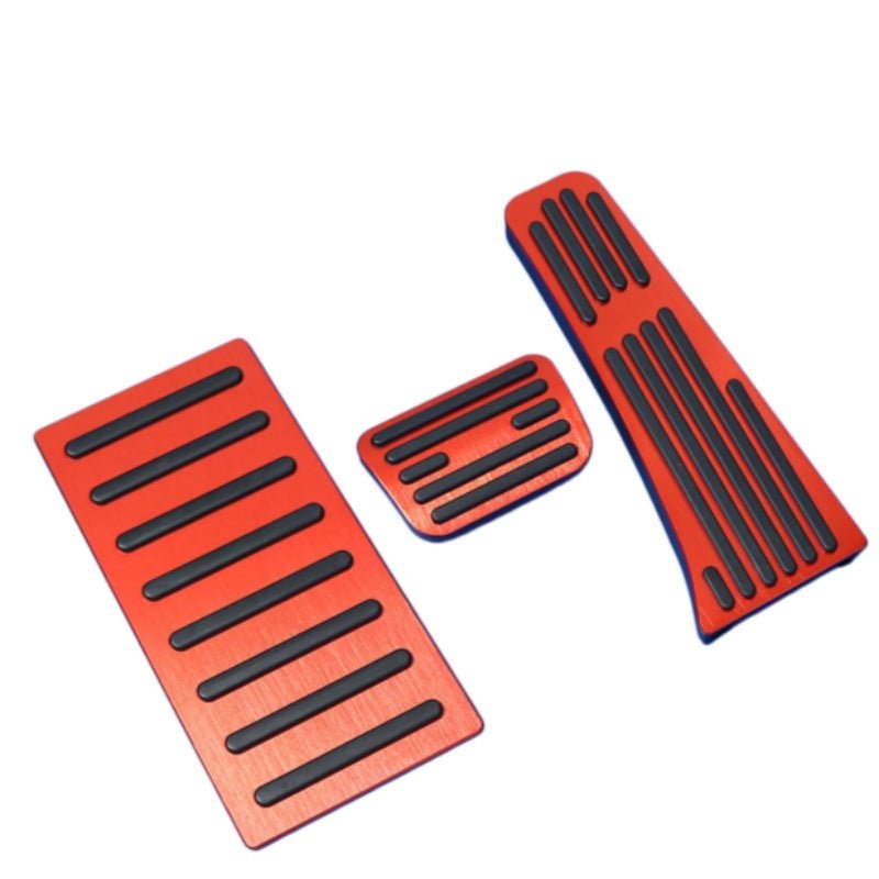 Brushed Aluminum Performance Pedal Covers for BYD - Nice BYD