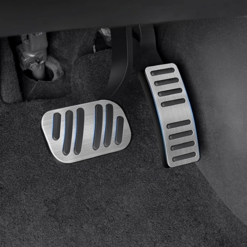 Brushed Aluminum Performance Pedal Covers for BYD Sealion 5 DM - i - Nice BYD