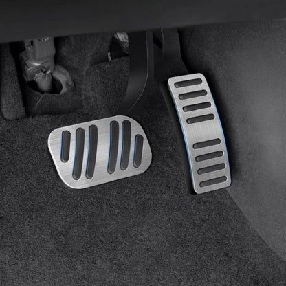 Brushed Aluminum Performance Pedal Covers for BYD Sealion 5 DM - i - Nice BYD