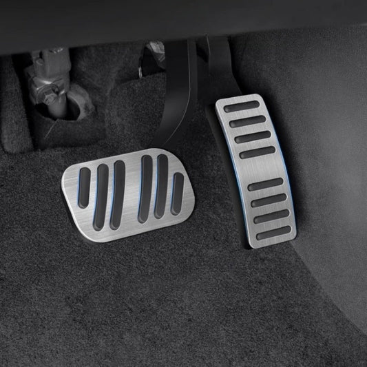 Brushed Aluminum Performance Pedal Covers for BYD Sealion 5 DM - i - Nice BYD
