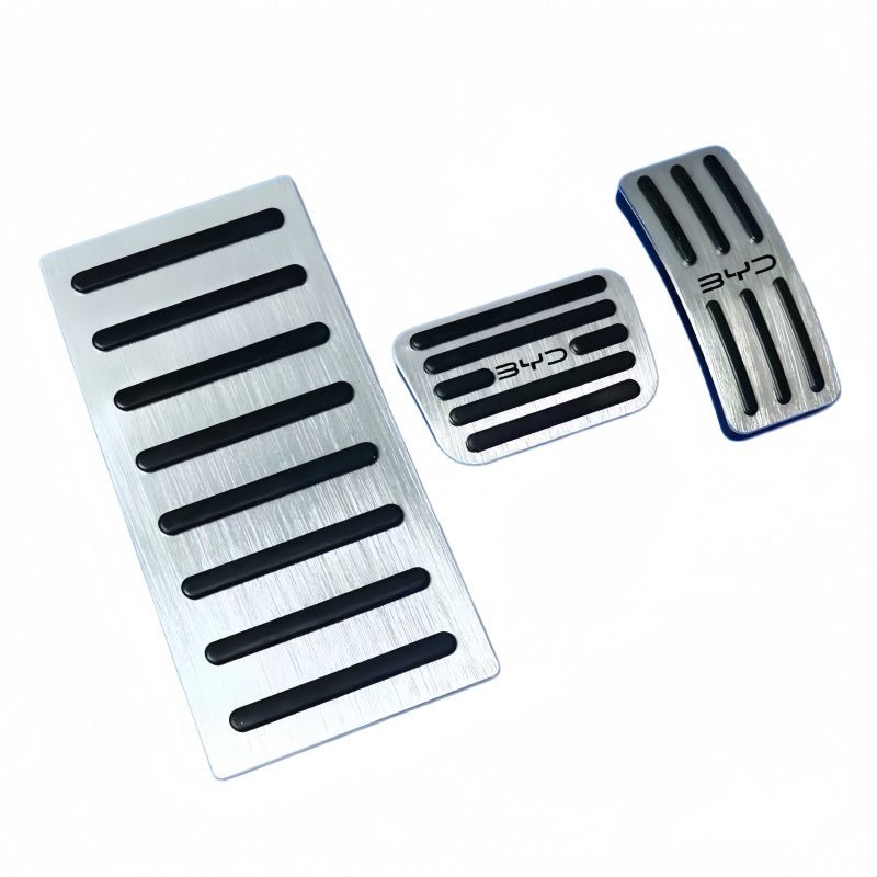 Brushed Aluminum Performance Pedal Covers for BYD Sealion 5 DM - i - Nice BYD