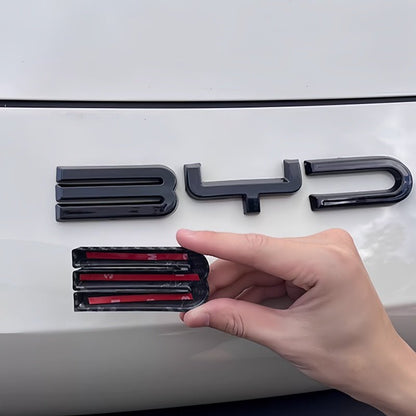 "BYD" Emblem Sticker for BYD ATTO 1 Bumpers - Nice BYD