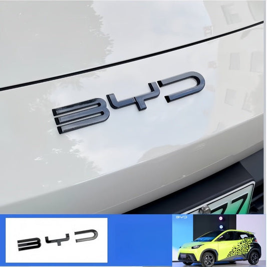 "BYD" Emblem Sticker for Dolphin Surf/Seagull Bumpers - Nice BYD