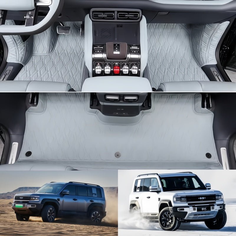 BYD Leopard 5 All - Around Nappa Leather & Cashmere - Like Floor Mats - Nice BYD