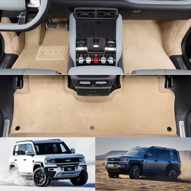 BYD Leopard 5 All - Around Nappa Leather & Cashmere - Like Floor Mats - Nice BYD