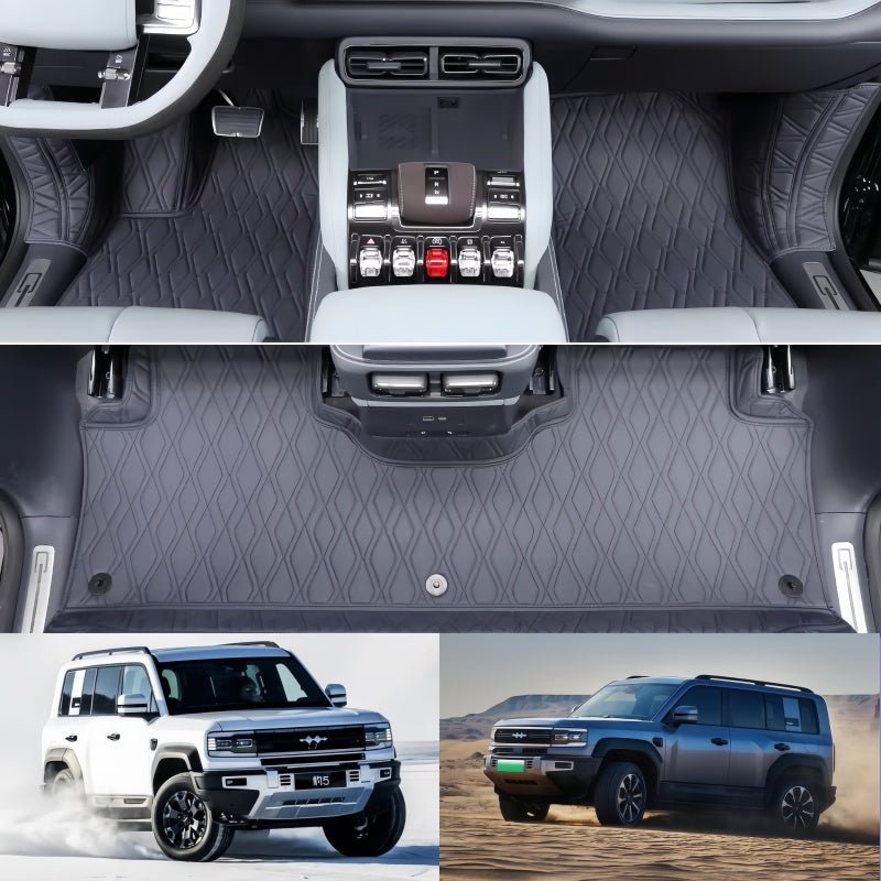 BYD Leopard 5 All - Around Nappa Leather & Cashmere - Like Floor Mats - Nice BYD