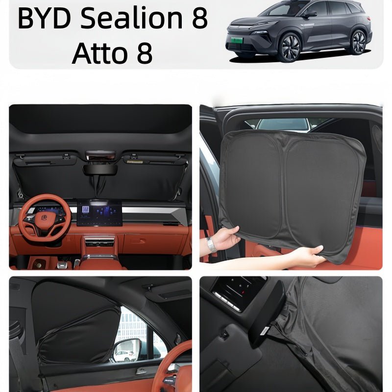 Car Window Sun Shade Cover for BYD Sealion 8 / ATTO 8 - Nice BYD