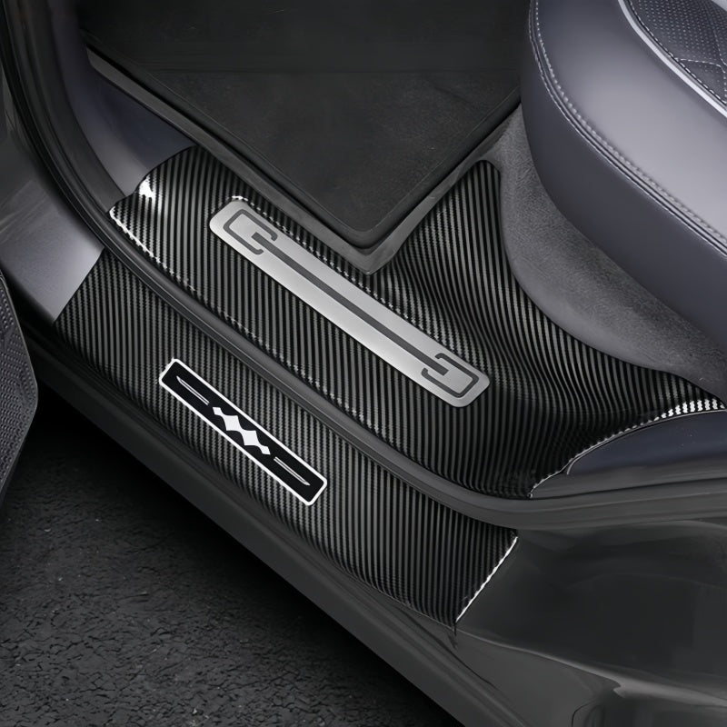 Carbon Fiber Door Sill Guards for BYD Leopard 5 & Denza B5 - Nice BYD