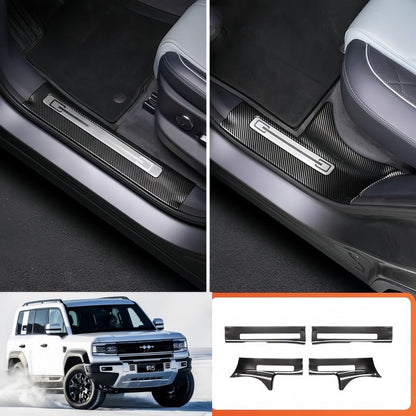 Carbon Fiber Door Sill Guards for BYD Leopard 5 & Denza B5 - Nice BYD