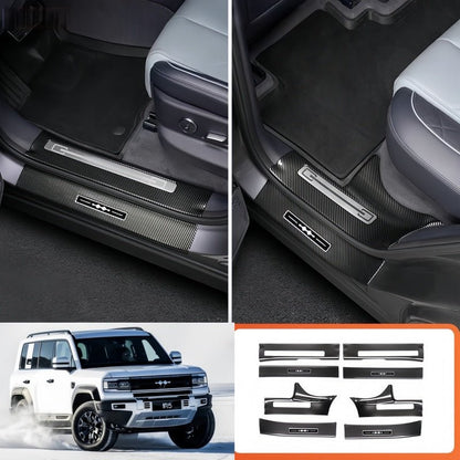 Carbon Fiber Door Sill Guards for BYD Leopard 5 & Denza B5 - Nice BYD